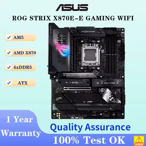 ASUS ROG STRIX X870E-E GAMING WIFI Motherboard Socket AM5 CPU DDR5 8400+(OC) Memory Chipset X870E AT
