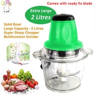 [PREMIUM QUALITY] 2L Electrical Blender Mixer Food Meat Grinder Chopper Mincer Pengisar Mesin Kisar 