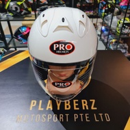 PRO *PSB APPROVED GLOSS WHITE HELMET