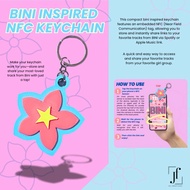 BINI Inspired Keychain with NFC Tag