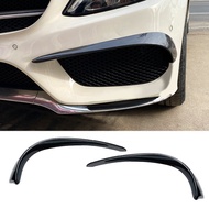 Front Wind Blade Bumper Wind Blade Spoiler Car for - C-Class W205 2015-2019 C180 C200 C260 C43