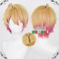 Wig Hoshino Aquamarine Cosplay OSHI NO KO Orang Dewasa/Anak-Anak Dapat