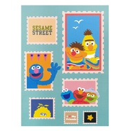 Bundanjai (หนังสือ) SST Sesame Street stamp B5 Notebook 17 6X25 cm 70g30s Ruled