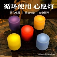 [Cycle Charging Bright]Electric candle lamp/1:1 Scale Candle/Holiday Atmosphere Lamps/Environmental 