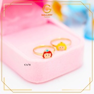 GENUINE GOLD CHILDREN'S RING 300 GRADE 6KARAT (6K) AND 375/8KARAT (8K) CA 74 CA 6 BEAUTIFUL PRINCESS