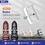 Apply To Rolex Stainless Steel Watch Clasp Pin Buckle Matching Leather Strap 12mm 14mm 16mm 18mm 20m