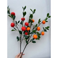 [ fake tree branches ] Fake tangerine branches - decorative branches CNY
