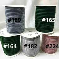 10 Yards & 25 Yards - 6 mm NP | Imported Velvet Ribbon