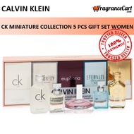 Calvin Klein cK Miniature Collection 5 Pcs Gift Set for Women Mini GiftSet [Brand New 100% Authentic Perfume]