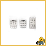 Napolex (Napolex) LONZA Car Aluminum Pedal MT Car Exclusive Mini Pedal Set Sports Pedal Compact Car 