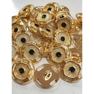 Butang Emas Baju Blaus /Butang Emas Baju Coats/Bluas Gold Buttons  6pcs/pack