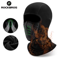ROCKBROS Full Face Scarf Winter Thermal Bike Head Fleece Hat Warmer Windproof Balaclava Breathable C