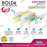 Bolde Surgical Mask Masker Medis Isi 50 Pcs