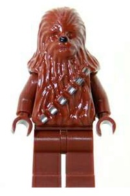 全新Lego Starwars Chewbacca Minifigs Reddish Brown 4504 7260 10188 (包平郵)