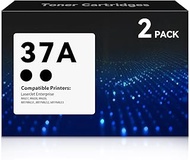 37A CF237A Black Toner Cartridges 2 Pack Compatible for HP Laser Jet Enterprise M607 M608 Toner Cart