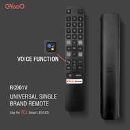 RC901V FMR1 Smart Voice TV Remote Bluetooth Control RF Netflix Network Button For TCL Android 4K LED Smart TV