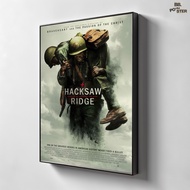 HACKSAW RIDGE Movie Poster (2016) Frameblock - Home Decor Wall Decoration Display