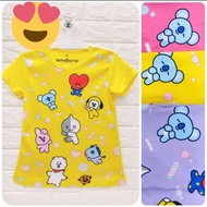 AGE 1-4 YEARS BT21 GIRLS' T-SHIRT
