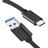 USB A to USB C 3.1/3.2 Gen 2 Cable 10Gbps Data Transfer, USB C SSD Cable with 60W QC 3.0 Fast Chargi