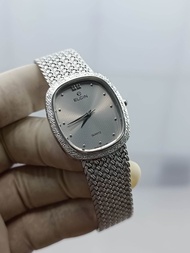 ĐỒNG HỒ NỮ ELGIN CAO CẤP SIZE 28 MÁY PIN VỎ BỌC BẠCH KIM CAO CẤP