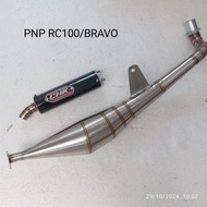 SUZUKI RC100/BRAVO RACING EXHAUST