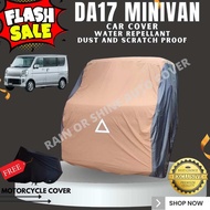 DA17 MINIVAN HIGH QUALITY CAR COVER - WATER REPELLANT, AND DUST PROOF - WITH FREE MOTOR COVER
