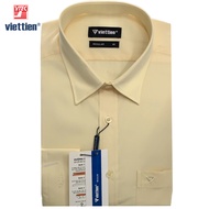 Viettien - Áo sơ mi dài tay màu vàng chanh L.YELLOW/M - 440k
