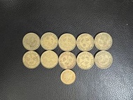 （61H年10枚大壹毫）香港硬幣英女王伊利沙伯二世 1961H年大一毫 Government of Hong Kong Coin Queen Elizabeth ll 1961H $0.1