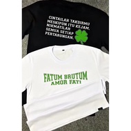 Fatum Brutum Amor Fati V2 T-shirt Men's and Women's T-shirt Cotton Combed 24S