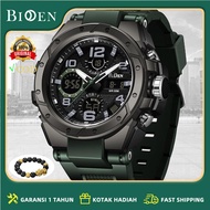 PROMO | BIDEN JAM TANGAN PRIA ANALOG&DIGITAL ORIGINAL SPORTS TALI SILIKON JAM TANGAN COWOK | COD