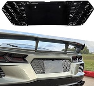 Rear License Plate Frame for Corvette C8 Z51 Coupe HTC Stingray 2020 2021 2022 2023 2024,Not for Z06