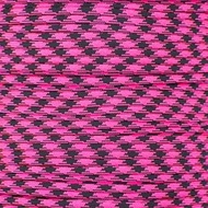 West Coast Paracord 50 Feet Type III 7 Strand Core 550 Paracord (Pink + Black)