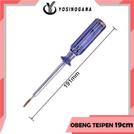 CUCI GUDANG Tespen BOLAK BALIK Obeng / Tespen 2 Way Minus Plus - YOSINOGAWA STORE