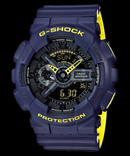 Casio GShockนาฬิกาข้อมือผู้ชายสายเรซิ่นรุ่นGA-110LN-2A （เตรียมจัดส่ง）