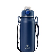 Bình giữ nhiệt inox 316 Elmich EL8331 1L Hàng chính hãng kèm ống hút silicone có dây đeo chống tràn