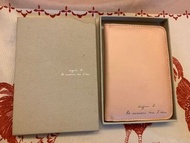 (New) Agnes b pink leather cardholder 粉紅色 真皮 旅行證件套 証件 #sellyourcloset