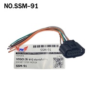 MOTOR STEP Plug SOCKET TOYOTA VIGO (6 Legs) (Electric Accelerator) Code SSM-91