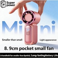 2026 New kipas Mini Fan Rechargeable Handheld Fan 0-100 Level Speed Adjustment handheld Display batt