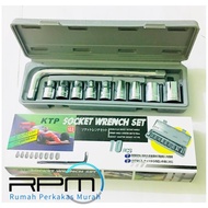 KTP Socket Wrench Set 10 pcs - K55 Socket Wrench Set 10pcs 8mm - 21mm / 24mm EED(KTP) NT(K55)