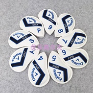 Golf Iron Cover Universal golf Club Cover Lychee Pattern Head Cover PU Patch Protective Cover 2 Colo