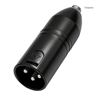 【CH*】 3 5Mm TRS to XLR Adapters Balanced Connection for Studio Recording and Live Sound
