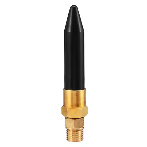 NPT1/4-18 Helium Balloon Inflator Tilt Valve 4.3 Inch Replacement Parts Rubber Tilt Valve Gas Nozzle