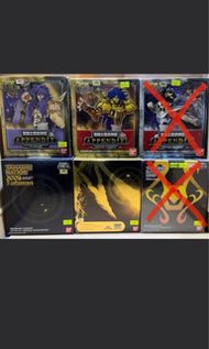 （聖鬥士星矢 超合金系列）全新罕有 懷舊絕版 聖鬥士星矢 聖衣神話 EX 黃金12宮 EX 雙子座 天蠍座 白羊座 半胸像 共4盒（圖一有單賣價格）實物如圖