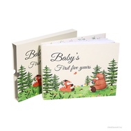 A4 Baby Growth Journal สมุดบันทึกคอยล์สมุดภาพสมุดภาพสำหรับบันทึกเหตุการณ์สำคัญ