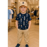 [1-7Y] KIDS P0L0 CARGO SET 3IN1 WITH CAP