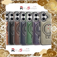 roc Men's Leather i17promax Ring Holder Case 17 Premium Business 16pm Premium Leather 15pm Luxury