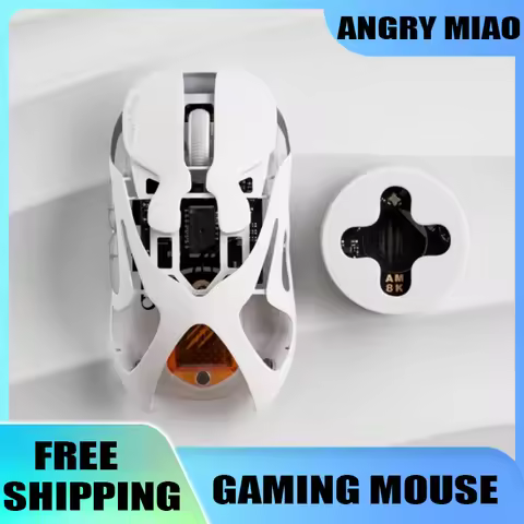 Angry Miao Gaming Mouse Wireless Bluetooth Office Ergonomic Hot Swappable Battery AM 8K Tech 8kHz Sa