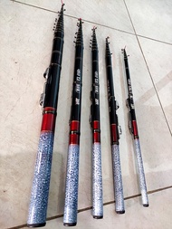 Tegek Pancing Emran Orca TJL Set Kolong Ruas Pendek 180 210 240 270 300 360 450 Ros Fiber Murah