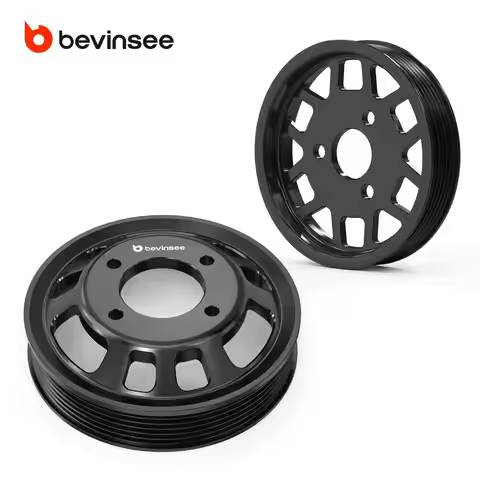 For BMW M52 Aluminum Power Steering Pulley & Water Pump Pulley Kit, for BMW E39 528i,E36 323i 328i,Z
