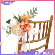 MEE Forest Style Wedding Car Silk Flower Decoration Kit Wedding Chair Back Venue Layout Artificial Bouquet Flower
